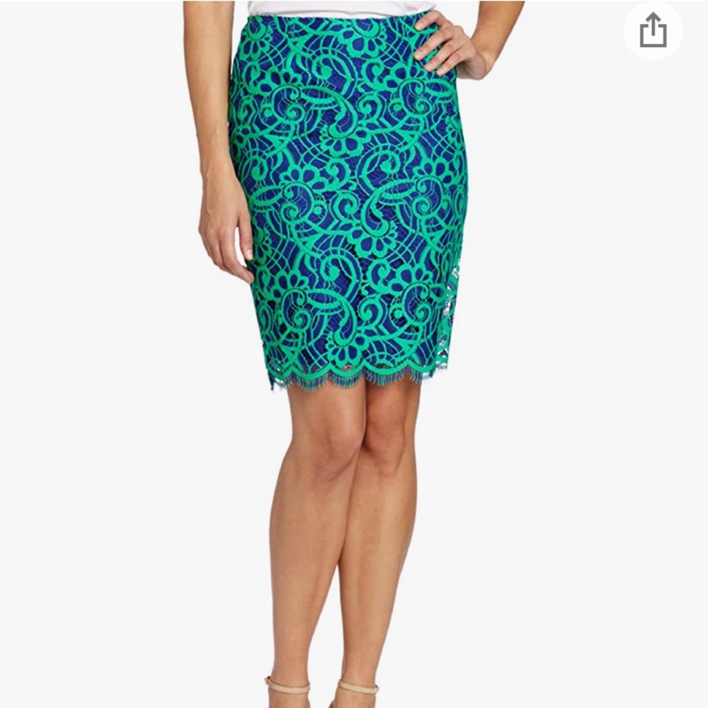 Lilly Pulitzer Hyacinth Lace Pencil Skirt